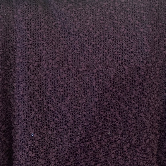 Shirt and top set. Eggplant color with sequins. - Picture 4 of 4